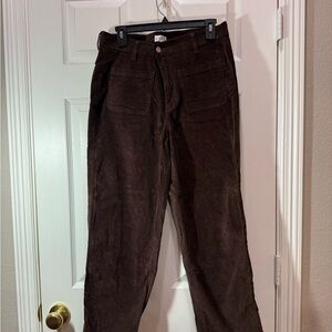 Wonderly Women's Brown Corduroy Pants